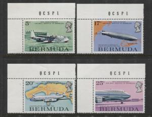 Bermuda - Scott 318-21 -Air Mail Service Issue -1975 - MNH - Set of 4 Stamps