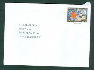 Greenland. 1994 Commercial Cover.Sport. Adr.Bicycle Factory DK. Sc# 312