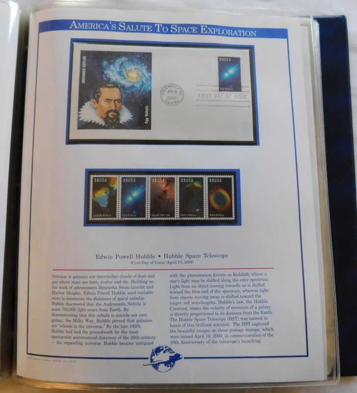 America's Salute to Space Exploration, Fleetwood First Day Covers w/ Min...