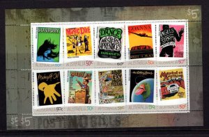 Australia Scott 2558-2558a, MNH, Free Shipping, Posters, Sheet of 10