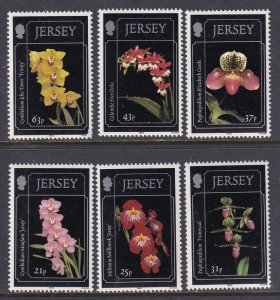 Jersey 890-895 Flowers MNH VF