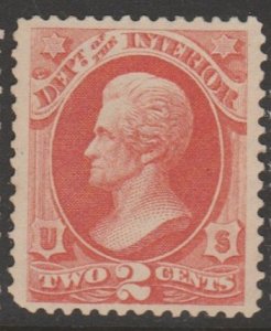 U.S. Scott #O16 Jackson - Dept. of the Interior Official Stamp - Mint Single