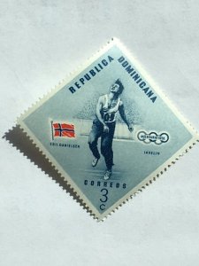 Dominican Rep. – 1957 – Single “Olympic Sports” stamp – SC# 481 - MNH