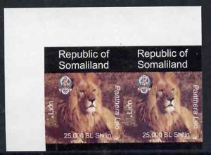 Somaliland 1997 Lion 25,000 SL (from Animal def set) unmo...