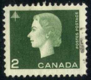 Canada #402 Queen Elizabeth II and Tree; Used