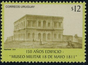 Uruguay #2008 Military Museum 12p Postage Stamp Latin America 2003 Mint LH