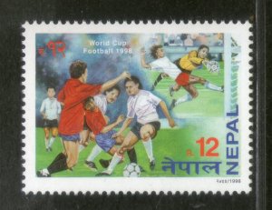 Nepal 1998 World Cup Football Soccer Championship Sports Sc 634 MNH # 282