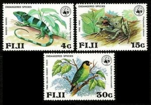 1979 Fiji 387,389-390 WWF 17,50 €