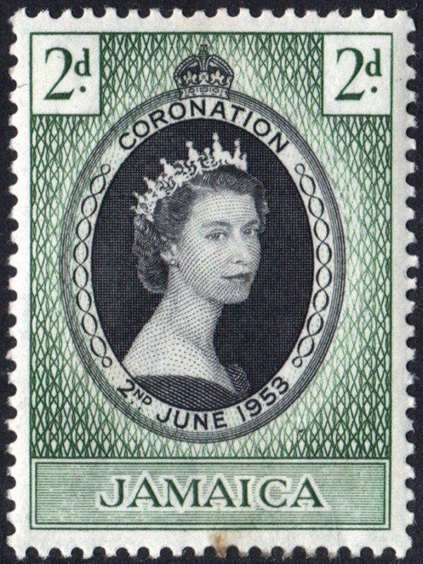 Jamaica SC#153 2d Coronation of Queen Elizabeth II (1953) MH