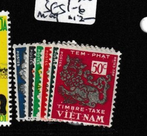 Vietnam Postage Due SC J1-6 MOG (9gfw) 