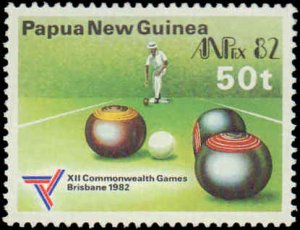 Papua New Guinea #571-574, Complete Set(4), 1982, Sports, Never Hinged