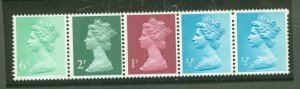 Great Britain #MH58B  Single (Complete Set)