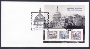 US 4075 Washington 2006 FDC First Day Cancel Un-Addressed VF-XF