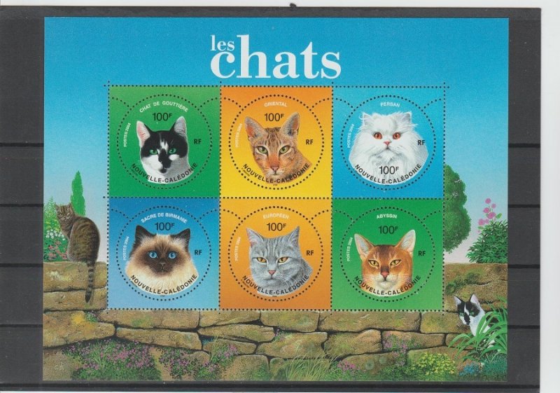 New Caledonia  Scott#  948  MNH  Sheet of 6  (2004 Cats)