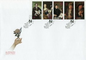 Slovenia 2021 FDC Art Stamps Fortunat Bergant 300th Anniv Paintings 5v Set