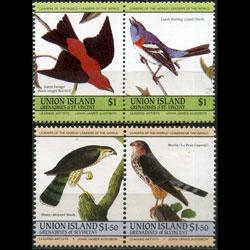 ST.VINCENT-UNION 1985 - Scott# 188-9 Birds $1-1.5 LH