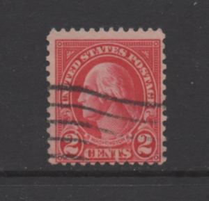 Scott #   634A type 2  singles  used