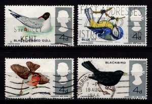 Great Britain 1966 British Birds, Set [Used]