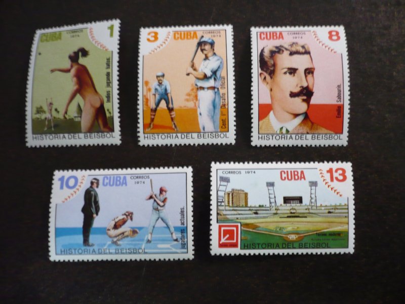 Stamps - Cuba - Scott# 1930-1934 - Mint Hinged Set of 5 Stamps