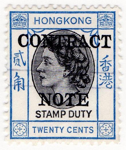 (I.B) Hong Kong Revenue : Contract Note 20c