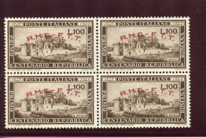 ITALIAN TRIESTE SCOTT# 41  BLOCK SET  MINT NH--SCOTT $290.00