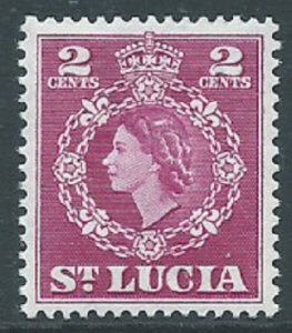 St Lucia, Sc #158, 2c MH