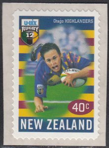 New Zealand 1999 MNH Sc 1595 40c Otago Highlanders Rugby