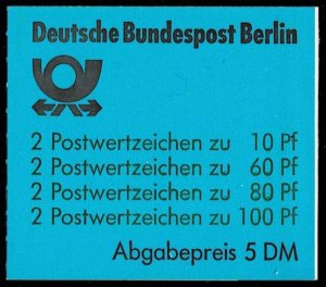 Berlin 1990,Sc.#9N553a MNH booklet Tourist Attractions