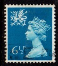 Wales - #WMMH7 Machin Queen Elizabeth II - Used