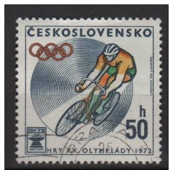 Czechoslovakia 1972 - Scott 1813 used - 50h, Munich Olympic