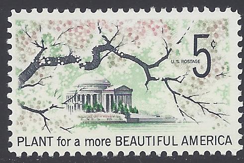 #1318 5c Beautification of America 1966 Mint NH