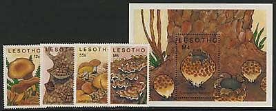 Lesotho 722-5 MNH Mushrooms