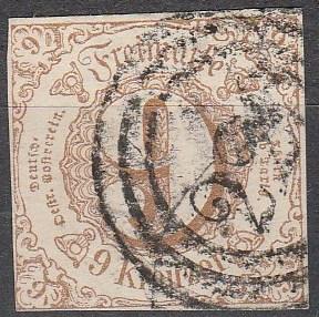 Thurn & Taxis #55   F-VF  Used CV $35.00 (A16342)