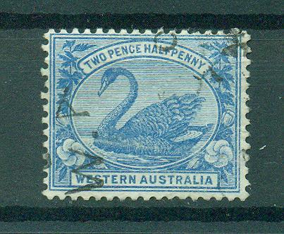 Western Australia sc# 75 used cat val $5.00