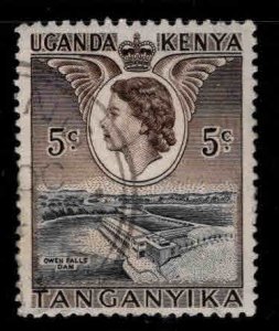 Kenya Uganda and Tanganyika KUT Scott 103 Used QE2  stamp