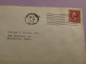 U.S. The Oslund Bros Machine Co 1938 Stamp Cover R50737