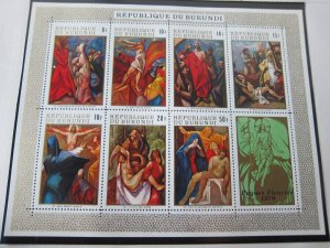 Burundi 1970 Sc C125a Christmas Religion MNH