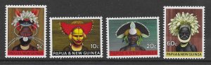 Papua New Guinea  253-56  1968  set 4 Unused