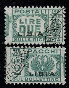 Libya #Q20a-b used postage dues