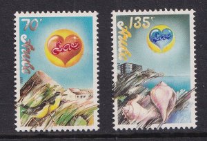 Aruba  #36-37  MNH  1988   Love issue