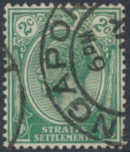 Straits Settlements    SC# 180   Used   wmk crown CA script  see details & scans