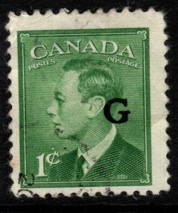 CANADA SGO178 1950 1c GREEN USED