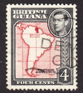 British Guiana Scott 232a VF used. Lot #A.  FREE...