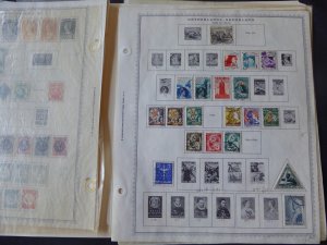 Netherlands and Colonies 1913-1914 Stamp Collection on Album Pages​