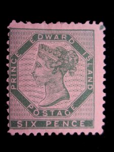 CANADA/PRINCE EDWARD ISLAND - SCOTT# 7 - MH - CAT VAL $125.00