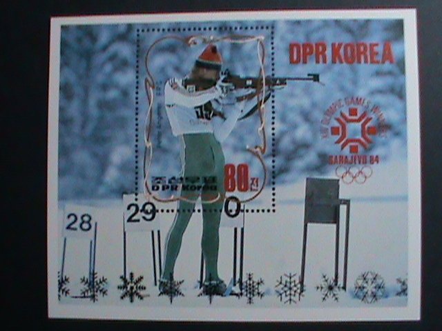 ​KOREA STAMP:1984- SC# 2371 WINTER OLYMPIC GAMES-SARAJEVO'84 MNH RARE S/S-VF