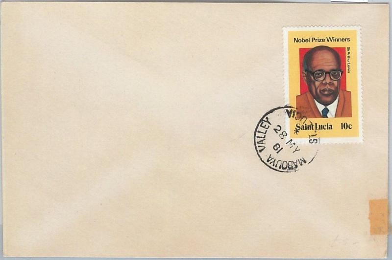 62313  -  ST LUCIA - POSTAL HISTORY -   COVER 1981:  MOBOUYA VALLEY