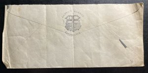 1937 Casablanca British Agencies Morocco Airmail Cover To London England