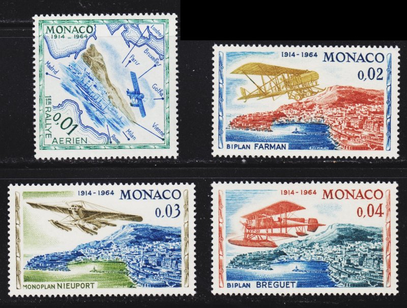 Monaco Scott 565-68 F to VF mint OG NH.