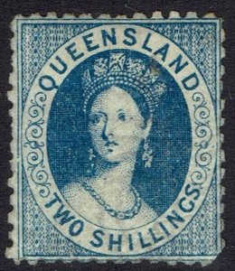 QUEENSLAND 1880 QV CHALON 2/-